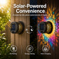 ⏰ 50 % RABATT – Nur für kurze Zeit☀️ Solar-Wandleuchte für Außenbereiche ✨ Zylindrisches Design mit Lichtmuster – Wetterfest für Garten, Terrasse & Balkon