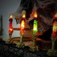 🎁Solar Light Halloween Ghost Hand Candle Outdoor Floor Lamp