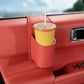 🎁💥50% RABATT!🚗🧺Leder-Getränkehalter für Autotür – Große Öffnung, Clip-Befestigung & robustes PU-Leder – Sicherer Halt für Getränke & Handy ✨