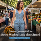 Locker sitzender Jumpsuit mit weiten Beinen und Taschen