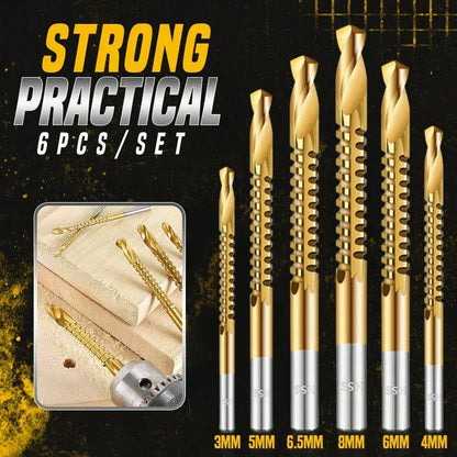 ⚡ Spiralbohrer-Set – HSS-beschichtet, Sägezahn-Design, für alle Materialien 🧰