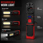 🔥SAKERPLUS Wiederaufladbare Arbeitsleuchte, 3000LM COB LED Magnetische Mechanikerlampe mit 360° Schwenkhaken, 180° verstellbarem Ständer, Taschenlampen-Modus, USB-C Ladung, IP54 Wasserbeständig für Autoreparatur, Garage & Camping