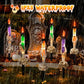🎁Solar Light Halloween Ghost Hand Candle Outdoor Floor Lamp