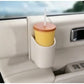 🎁💥50% RABATT!🚗🧺Leder-Getränkehalter für Autotür – Große Öffnung, Clip-Befestigung & robustes PU-Leder – Sicherer Halt für Getränke & Handy ✨