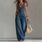 Locker sitzender Jumpsuit mit weiten Beinen und Taschen
