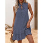 👗 50% RABATT! 🎉 Damenkleid mit Schleife & geometrischem Muster – Elegant, verspielt & perfekt für besondere Anlässe – Leichter Stoff, femininer Look mit klarer Linienführung 💃✨