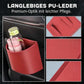 🎁💥50% RABATT!🚗🧺Leder-Getränkehalter für Autotür – Große Öffnung, Clip-Befestigung & robustes PU-Leder – Sicherer Halt für Getränke & Handy ✨