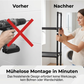 🏠✨Praktisches Aufbewahrungsregal für Bad & Waschküche – Kein Bohren erforderlich – Selbstklebend & robust 🛠️
