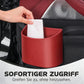 🎁💥50% RABATT!🚗🧺Leder-Getränkehalter für Autotür – Große Öffnung, Clip-Befestigung & robustes PU-Leder – Sicherer Halt für Getränke & Handy ✨
