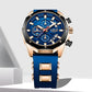 ⌚ Herren Sportuhr mit Chronograph – Wasserdichte Quarzuhr für Outdoor & Alltag, Multifunktions-Armbanduhr mit modernem Design