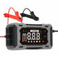 ⚡ Intelligentes KFZ-Batterieladegerät 12V 6A – 9 Stufen & Impulsreparatur – LCD-Farbdisplay für Blei-Säure-Batterien 🚗