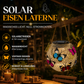⏳🔥50% RABATT 🦋 Solar-Eisenlaterne mit Schmetterlingsmotiv – wetterfeste Dekoleuchte für Garten, Terrasse & Balkon☀️✨