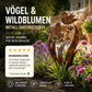 📢📢50 % Rabatt!!🥳💞 2+1 GRATIS!! 🏡 Rustikaler Gartenstecker aus Metall – Muster: Vögel und Blumen 🕊️