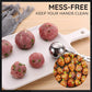 🍡 50% RABATT! 🎄Burgerpresse aus PP für gleichmäßige Patties mit geriffelter Bodenplatte