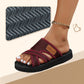 👡✨ 50% RABATT! Stilvolle Slide-Sandalen mit Kreuzband für Damen – Leicht, bequem & perfekt für Sommer & Alltag 🌸