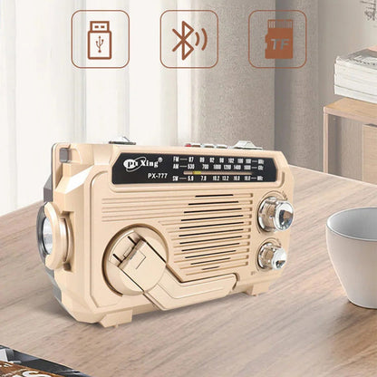 🔥50% RABATT auf ausgewählte Produkte 🎉🔥Tragbares Multifunktionsradio mit Handkurbel und Taschenlampe