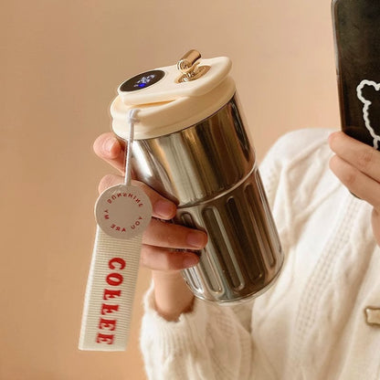 🔥60% Rabatt❄️🛡️Kaffee Isolationsbecher mit Temperaturanzeige