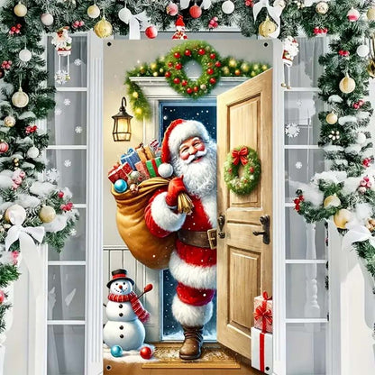 🎄Weihnachtsverkauf 50% RABATT🎄Weihnachtsmann Türrahmen-Banner - Frohe Weihnachten & Ein gutes neues Jahr🎅🎁