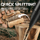 🔧 50% RABATT! Holzspaltbohrer – Nützliches Holzspaltwerkzeug für Bohrmaschine & Schlagbohrer, ideal für Kaminholz & Gartenarbeit 🔥