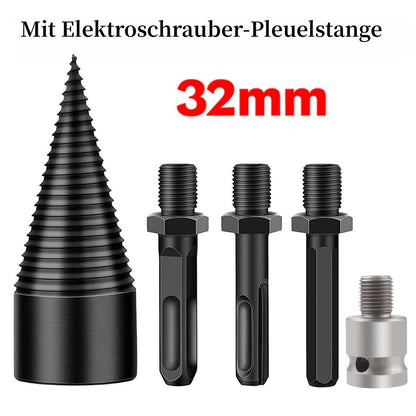 🔧 50% RABATT! Holzspaltbohrer – Nützliches Holzspaltwerkzeug für Bohrmaschine & Schlagbohrer, ideal für Kaminholz & Gartenarbeit 🔥