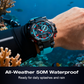 ⌚ ZEITLICH BEGRENZT 50% RABATT! 💧 Multifunktionale wasserdichte LED-Digitaluhr – 50M, Doppelwerk, Stoppuhr 🌙