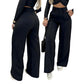✨ 50% RABATT! 👖 Damen Hohe Taille Weites Bein Hose – Fließender Schnitt, knitterfrei & elegant für Freizeit & Business 💼