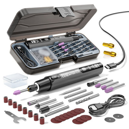 🎉 Neujahrsgeschenk – 50% RABATT!🪛 Tragbare Elektrische Polier- & Schleifset – 6 Geschwindigkeiten, 16.000 U/min & sicheres Arbeiten!