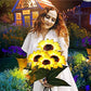 📢📢50 % Rabatt!! ⏰🌻 Realistisch & wetterfest | Solar-Sonnenblume – Bestseller 2026 | IP65-Außen-Dekoration