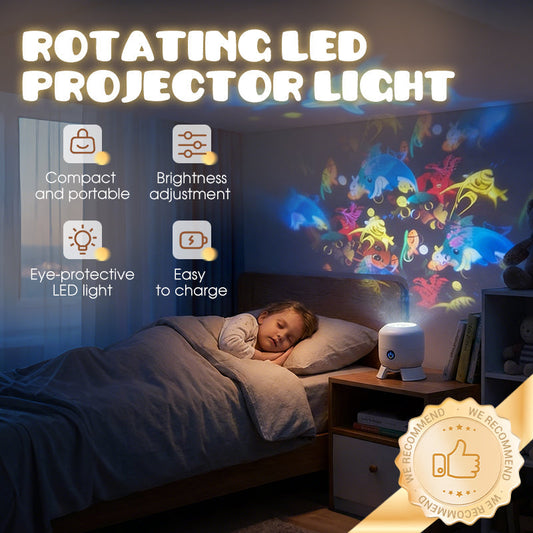 🥳50% RABATT！HEISSER SALE 2026🥳💞50.000+ VERKAUFT! Rotierender LED-Projektor mit dynamischem Lichteffekt