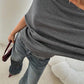 🔥Heißer Sale: 50% Rabatt!!🔥Asymmetrisches Off-Shoulder-Oberteil mit Fledermausärmeln für Damen