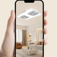 💡 Moderne 2-in-1 LED-Deckenventilatorleuchte – Leise & energiesparend | Versandfrei