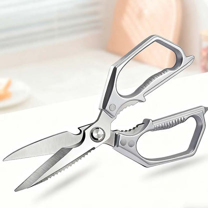 💥 50% Rabatt! ✂️ Multifunktionale Küchenschere – Edelstahl, scharfe Klingen, ergonomische Griffe. Inklusive Flaschenöffner & Nussknacker. 23,5×10 cm. 6 Farben 🎨