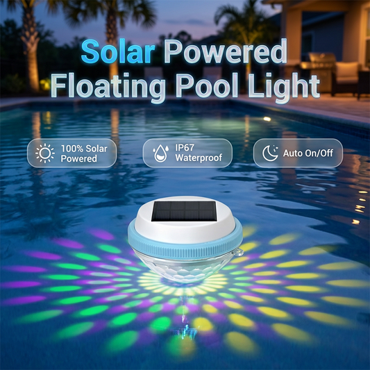 🏃‍♂️Schwimmende LED-Poolleuchte mit Solarenergie