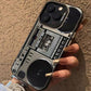 ✨Handyhülle im Retro-Stil im Design eines tragbaren Kassettenrekorders💨