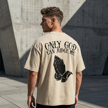 👔 50% RABATT! 🙏 Herren T-Shirt mit Grafik „Betende Hände“ – Stilvoll, symbolstark & vielseitig kombinierbar ✨