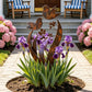 📢📢50 % Rabatt!!🥳💞 2+1 GRATIS!! 🏡 Rustikaler Gartenstecker aus Metall – Muster: Vögel und Blumen 🕊️