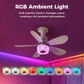 🌀 50% RABATT! 🎵 3-in-1-Deckenventilator mit Licht & Bluetooth-Lautsprecher – Kühle Brise & sanftes Licht – Angenehme Musik – Komfort den ganzen Tag, ideal für Wohnzimmer oder Schlafzimmer 🛋️✨