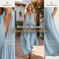 Women's Summer Halter Neck V-Neck Maxi Dress