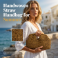 👜 50% RABATT JETZT! 🏆 Handgefertigte Strohhandtasche für Damen – Natürlich, leicht & geräumig – Perfekt für Strand, Sommerausflüge oder Wochenmarkt – Boho-Chic 🌾