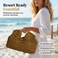 👜 50% RABATT JETZT! 🏆 Handgefertigte Strohhandtasche für Damen – Natürlich, leicht & geräumig – Perfekt für Strand, Sommerausflüge oder Wochenmarkt – Boho-Chic 🌾