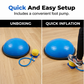 📢📢50 % RABATT !! ⏰Halber Balanceball-Trainer mit Widerstandsband