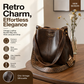 👜 JETZT 50 % RABATT! 🎀 Damen Vintage Umhängetasche mit großem Fassungsvermögen – Geräumig, stilvoll & perfekt für den täglichen Weg zur Arbeit – Elegant, vielseitig & zeitlos 💫