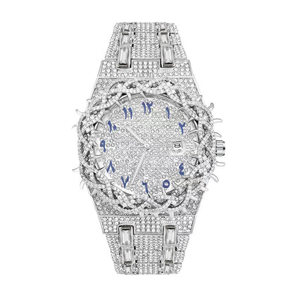 ⌚💎 High-Luxury Diamond Quartz Watch – 50% RABATT! Edles Design, funkelnde Zirkonia, präzises Quarzwerk – zeitlose Eleganz für dein Handgelenk. 🔥✨
