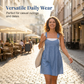 👗 ZEITLICH BEGRENZTES ANGEBOT – 50% RABATT! 💥 Damen Lässiges Latzkleid – Jeansoptik, Lockere Passform, Vielseitig ✨