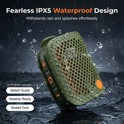 📢📢50% RABATT !!⏰Tragbarer Bluetooth-Lautsprecher mit TWS Stereo, IPX5 Wasserdicht, Mini Kabellos