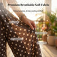 ⏰ Nur noch heute 50% Rabatt! 👖 Vintage Damen Wide-Leg Hose mit süßem Punktdruck, fließender fallender Stoff, elastischer Taillenbund & praktische Fronttaschen für lässigen Boho-Alltagslook ✨