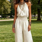 ✨🔥Damen Eleganter Rückenfreier Neckholder-Overall