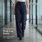 💼✨ Women's Pinstripe Wrap Waist Jumpsuit – Belted One-Piece, Flattering V-Neck & Wide Leg, Effortless Office-to-Dinner Style