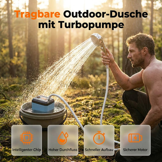 Tragbare elektrische Dusche für Camping und Wohnheime