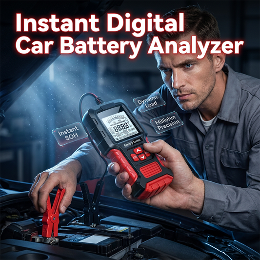 Professionelles Digitales LCD Autobatterie-Testgerät & Analysator